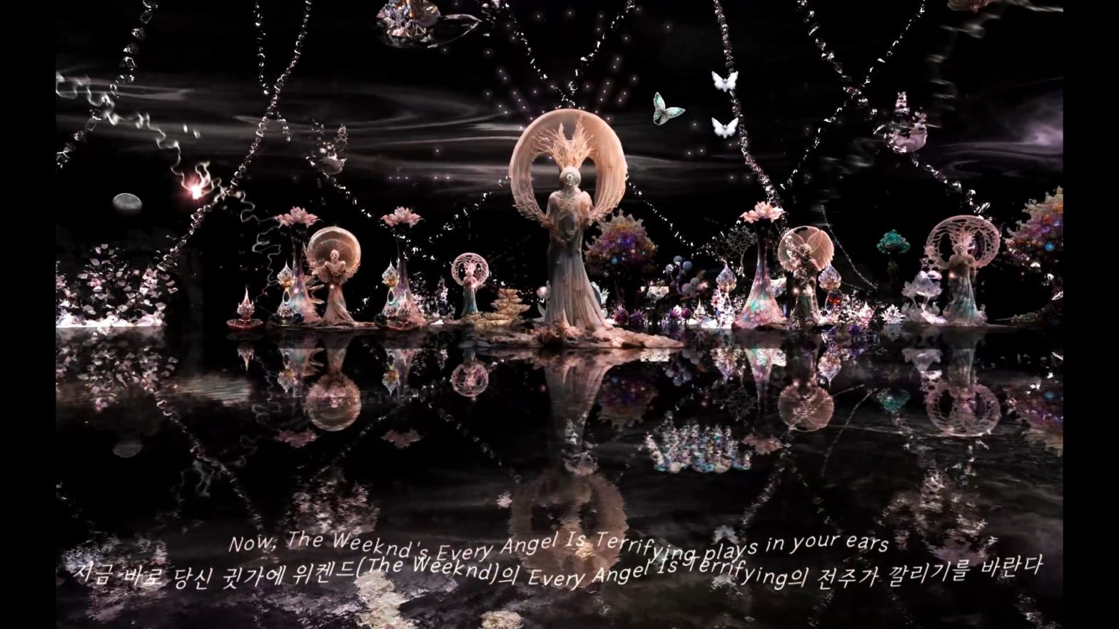 Inhwa Yeom, Water on Fire series, 2022, moving-image and installation work